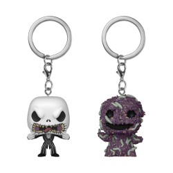 Pop Keychain - 2 Pack - The Nightmare Before Christmas - Jack Skellington e Oogie Boogie